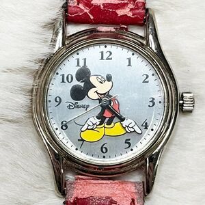 🔮 5/$25 Vintage Disney SII‎ Marketing MU 0467 Mickey Mouse Watch